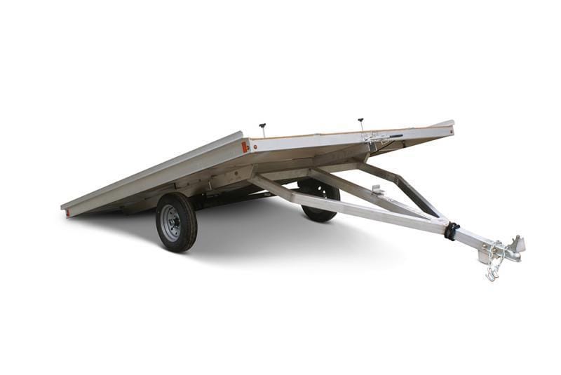 2023 Snopro 10′ X’treme 2 Place Tilt Aluminum Snowmobile Trailer w/Salt