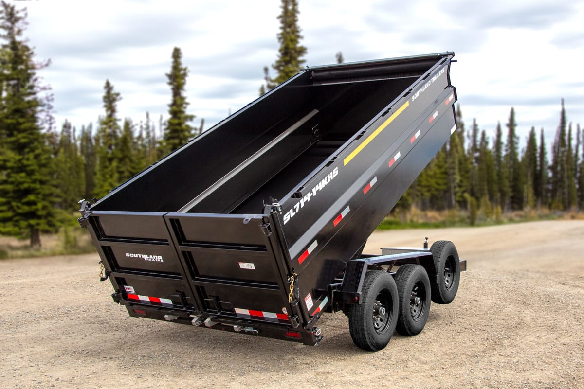 2026 Southland 7 X 14 Hydraulic High Side Dump Trailer 14K